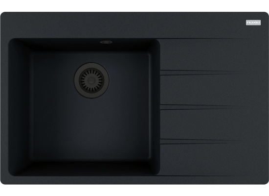 Zlew FRANKE Centro CNG 611-78 TL (komora LEWA) onyx BLACK EDITION (114.0740.849) *** zamów wycięcie otworów GRATIS ***
