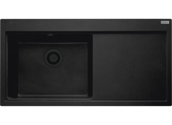 Zlew FRANKE Mythos MTG 611-100 (komora LEWA) onyx BLACK EDITION + AKC (114.0743.113) *** zamów wycięcie otworów GRATIS ***