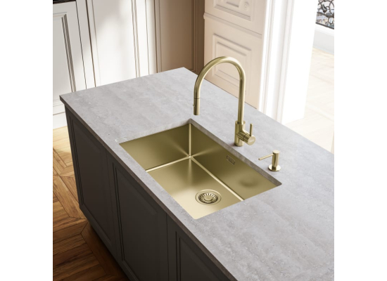 Bateria FRANKE EOS NEO PULL-OUT SPRAY złoty (szczotkowany) (115.0681.244)