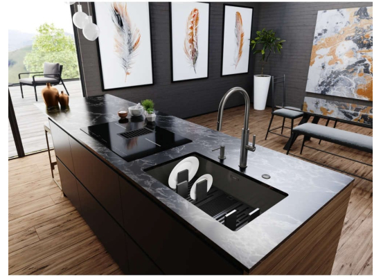 Bateria FRANKE Mythos MASTERPIECE PULL-OUT SPRAY antracyt (115.0711.555) Bateria FRANKE Mythos MASTERPIECE PULL-OUT SPRAY antracyt (115.0711.555)