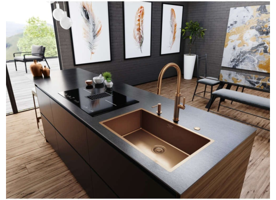 Bateria FRANKE Mythos MASTERPIECE PULL-OUT SPRAY miedziany (115.0711.557) Bateria FRANKE Mythos MASTERPIECE PULL-OUT SPRAY miedziany (115.0711.557)