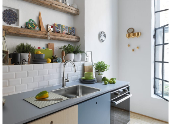 Bateria FRANKE SMART GLENDA J stal szczotkowana INOX (115.0747.473)