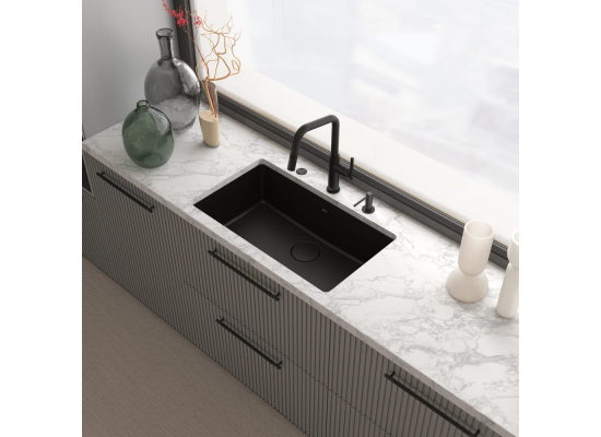 Bateria FRANKE MARIS STRIPES U PULL-OUT SPRAY czarny mat (115.0747.675)