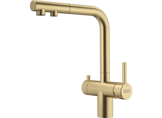 Bateria FRANKE ATLAS NEO CLEAR WATER PULL-OUT złoty (szczotkowany) (120.0758.157)