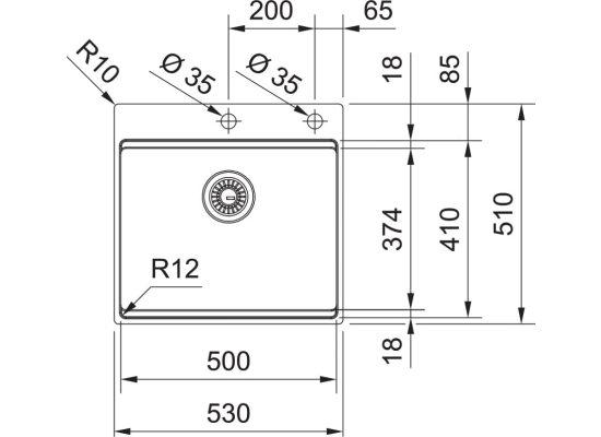 Zlew FRANKE Box Pro BXX PRO 210-50 TL stal SZCZOTKOWANA (wkładka + rollmata + deska) (127.0749.856)