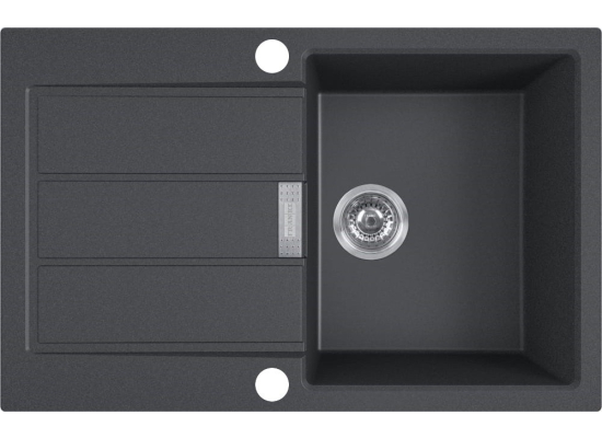 Zlew FRANKE Sirius 2.0 S2D 611-78 onyx | Tectonite (143.0612.629) *** zamów wycięcie OTWORU na dozownik GRATIS ***