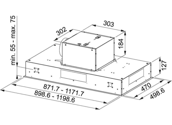 Okap sufitowy FRANKE Maris FCBI 926 WH biały mat (350.0590.183)