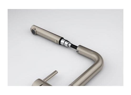 Bateria FRANKE ACTIVE L TWIST PULL-OUT SPRAY czarny mat (115.0669.769)