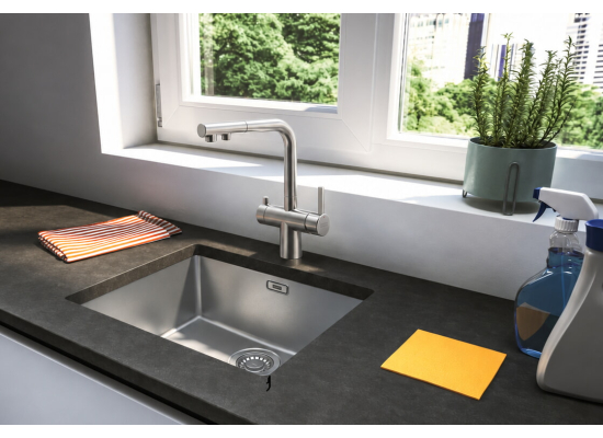 Bateria FRANKE ATLAS NEO CLEAR WATER PULL-OUT stal szczotkowana (120.0758.155)
