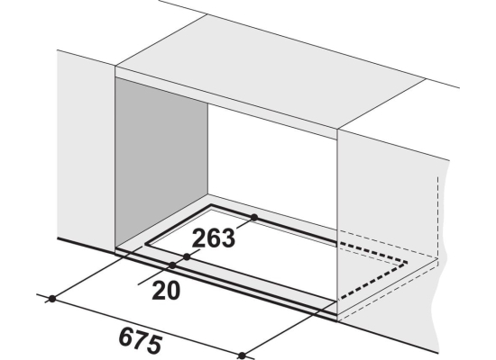 Okap do zabudowy FRANKE Box Flush FBFE A70 BK MATT czarny mat | 620m3/h (305.0665.365)