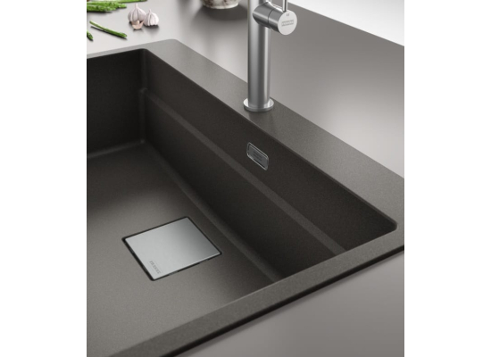 Zlew FRANKE Kanon Pro KNG PRO 610-73 czarny mat (wkładka + rollmata + deska) (114.0749.641) *** zamów wycięcie otworów GRATIS ***