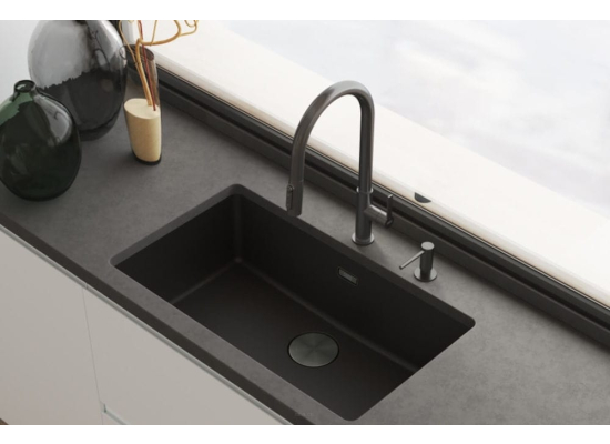 Bateria FRANKE MARIS SLIM CLEAR WATER J PULL-OUT złoty (szczotkowany) (120.0736.601)