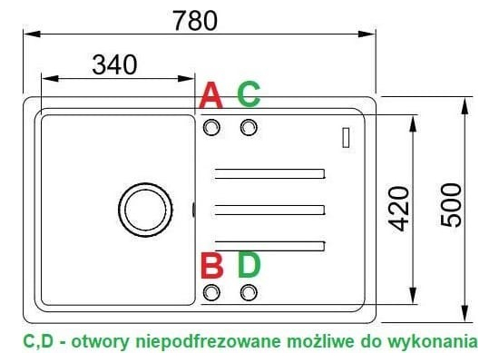 Zlew FRANKE Malta MLG 611-78 onyx (114.0700.132) *** zamów wycięcie otworów GRATIS ***