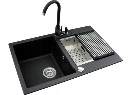 Zlew FRANKE Maris MRG 651-78 onyx BLACK EDITION (114.0741.200) *** zamów wycięcie otworów GRATIS ***