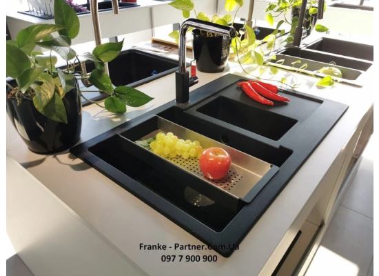 Zlew FRANKE Maris MRG 651-78 onyx BLACK EDITION (114.0741.200) *** zamów wycięcie otworów GRATIS ***