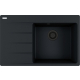 Zlew FRANKE Centro CNG 611-78 TL (komora PRAWA) onyx BLACK EDITION (114.0740.848) *** zamów wycięcie otworów GRATIS ***