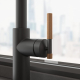 Bateria FRANKE MARIS STRIPES J PULL-OUT SPRAY czarny mat + miedziany (115.0747.674)