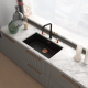 Bateria FRANKE MARIS STRIPES U PULL-OUT SPRAY czarny mat + miedziany (115.0747.677)