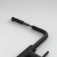 Bateria FRANKE Urban 2.0 L PULL-OUT onyx (115.0755.388)