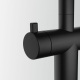 Bateria FRANKE ATLAS NEO CLEAR WATER PULL-OUT czarna stal szczotkowana (120.0758.156)