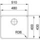 Zlew FRANKE Aton ANX 110-48 stal SZCZOTKOWANA (122.0204.649)