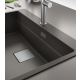 Zlew FRANKE Kanon Pro KNG PRO 610-73 czarny mat (wkładka + rollmata + deska) (114.0749.641) *** zamów wycięcie otworów GRATIS ***