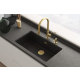 Bateria FRANKE MARIS SLIM CLEAR WATER J PULL-OUT złoty (szczotkowany) (120.0736.601)
