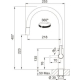 Bateria FRANKE MARIS SLIM J PULL-OUT chrom (115.0728.388)