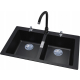 Zlew FRANKE Sirius 2.0 S2D 620-35-35 kamienny szary | Tectonite (143.0618.701) *** zamów wycięcie OTWORU na dozownik GRATIS ***