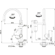 Bateria FRANKE VITAL J chrom +2 x filtr kapsułkowy (120.0621.229)