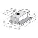 Okap teleskopowy FREGGIA CHS46X inox