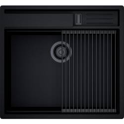 _dodatkowy RABAT 7%_ | _wysyłka 24H*_ | Zlew GLOBALO SILVANO 60.1 black / bl mat