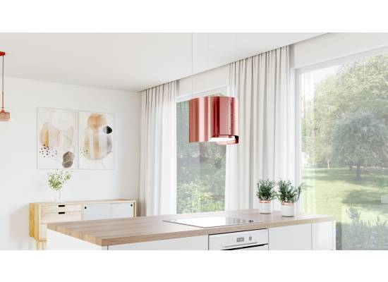 Okap wyspowy GLOBALO ARENOFLOW 39.4 rose | 365 m3/h