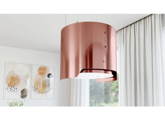 Okap wyspowy GLOBALO ARENOFLOW 39.4 rose | 365 m3/h