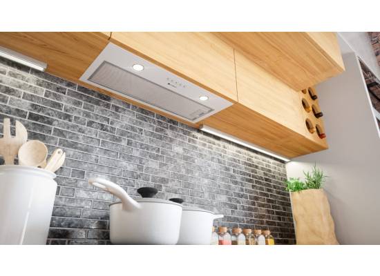 _dodatkowy RABAT 7%_ | _wysyłka 24H*_ | Okap do zabudowy GLOBALO DELICO 60.1 white | 320 m3/h