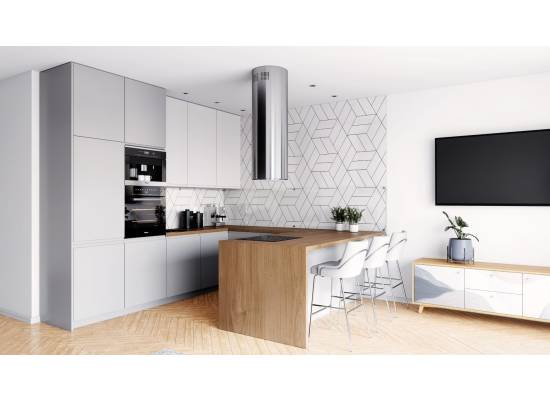 _dodatkowy RABAT 7%_ | _wysyłka 24H*_ | Okap wyspowy GLOBALO HEWENO ISOLA 39.2 inox | 675 m3/h