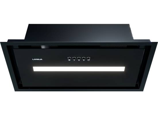 _wysyłka 24H*_ | Okap do zabudowy GLOBALO LANILIA LAMEZO 60.1 black + turbina TZ 1.1 | 760 m3/h