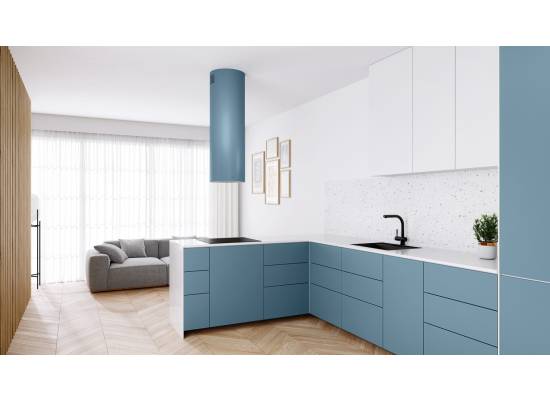 _dodatkowy RABAT 7%_ | _wysyłka 24H*_ | Okap wyspowy GLOBALO LOBELIO ISOLA 39.1 ocean blue | 570 m3/h