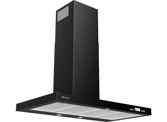 _dodatkowy RABAT 7%_ | Okap przyścienny GLOBALO NOMINA 90.4 SENSOR black | 725 m3/h