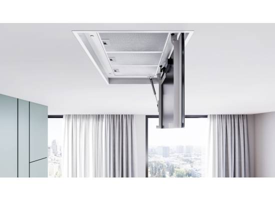_dodatkowy RABAT 7%_ | Okap sufitowy GLOBALO NOVELTI 100.1 white + turbina TW 2.1 | 780 m3/h
