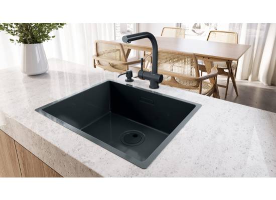 Zlew GLOBALO RIWOLO 50.1 PVD anthracite (grafit szczotkowany)