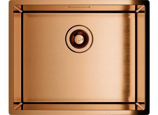 Zlew GLOBALO RIWOLO 50.1 PVD copper (miedź szczotkowana)