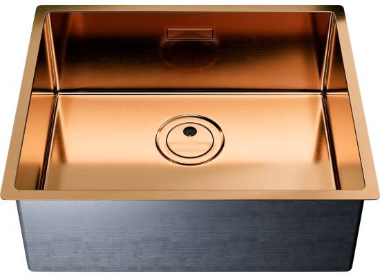 Zlew GLOBALO RIWOLO 50.1 PVD copper (miedź szczotkowana)