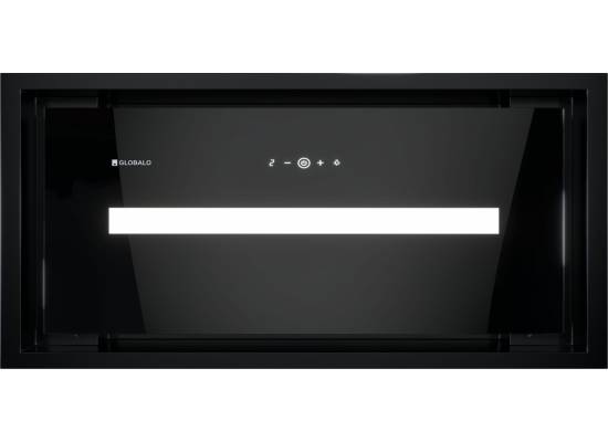 _dodatkowy RABAT 7%_ | Okap do zabudowy GLOBALO SAREDO 60.1 black + turbina TW 3.1 | 900 m3/h