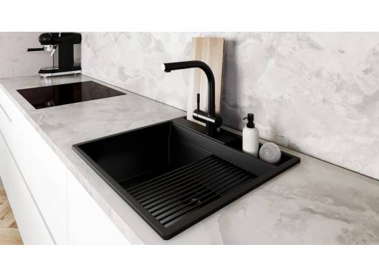_dodatkowy RABAT 7%_ | _wysyłka 24H*_ | Zlew GLOBALO SILVANO 60.1 black / bl mat