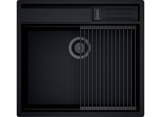 _dodatkowy RABAT 7%_ | _wysyłka 24H*_ | Zlew GLOBALO SILVANO 60.1 black / bl mat