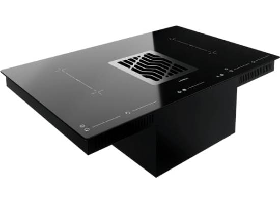 _wysyłka 24H*_ | Płyta indukcyjna z okapem GLOBALO LANILIA VILIO 80.1 black | 81cm | 620 m3/h