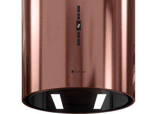_wysyłka 24H*_ | Okap wyspowy GLOBALO LANILIA WERENISO ISOLA 39.1 wine copper | 715 m3/h