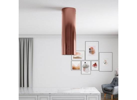 _wysyłka 24H*_ | Okap wyspowy GLOBALO LANILIA WERENISO ISOLA 39.1 wine copper | 715 m3/h