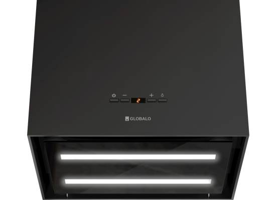 _dodatkowy RABAT 7%_ | Okap wyspowy GLOBALO WERNO ISOLA 40.2 black | 725 m3/h